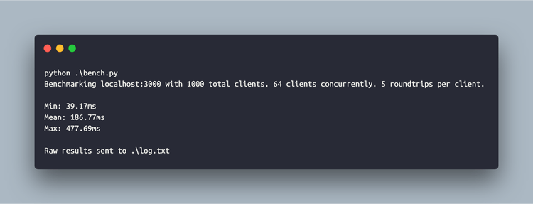 Benchmarking WebSocket Servers with Python! — Andrew Healey